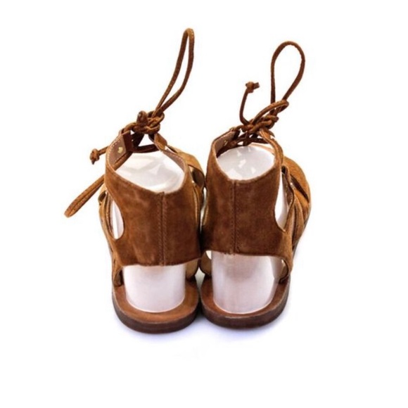 Dolce Vita brown suede lace up sandals size 6.5 - Picture 3 of 8